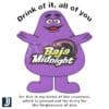 Grimace Baja Midnight Drink Savor It All PNG