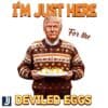 Im Just Here for Deviled Eggs Easter Trump Sweater PNG