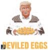 Im Just Here for the Deviled Eggs Trump American Flag PNG