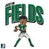 Justin Fields Caricature NFL Star PNG Artwork