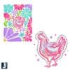 Live Today Fry Tomorrow Easter Chicken SVG Floral Fun
