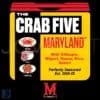 Maryland Basketball PNG The Crab Five Design