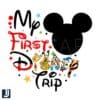 My First Disney Trip with Mickey Friends PNG