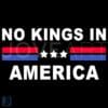 No Kings in America SVG Patriotic Freedom Design
