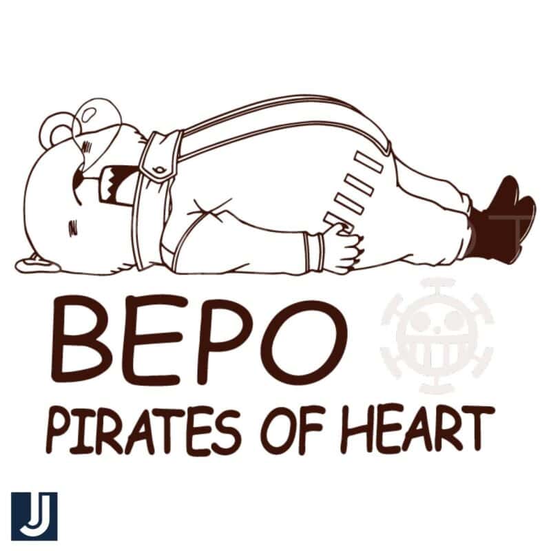 One Piece Bepo Pirates of Heart SVG File