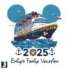 Personalized Family Vacation 2025 Disney Cruise PNG