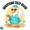 Registered Silly Goose Nurse Funny Goose PNG Design