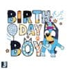Retro Birthday Boy Party Bluey PNG