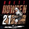 Retro Brett Howden 21 Vegas Golden Knights Hockey PNG