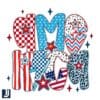 Retro Coquette America Memorial Day PNG