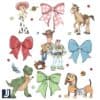 Retro Coquette Bow Toy Story Friend PNG Disney Design
