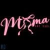 Retro Mama Est 2025 Pink Ribbon SVG Cut File
