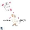 Retro Mama Goose Personalized PNG with Name Year