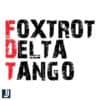 Retro Vintage Foxtrot Delta Tango AntiTrump SVG Design