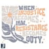 Retro Vintage SVG When Injustice Becomes Law Resist with Duty