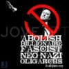 Stop the Elite No Billionaire Fascist Oligarchs Elon Musk PNG