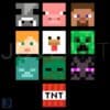 SVG of All the Big Faces from a Minecraft Movie