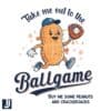 Take Me Out to the Ballgame Baseball SVG PNG