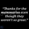 Thanks for the Mammaries Even If They Werent Great SVG
