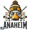 Vintage Anaheim Ducks Mascot PNG Est 1993 for Hockey Fans