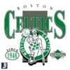 Vintage Boston Celtics Basketball 1946 SVG Design