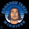 Vintage Brandon Tanev Headshot PNG Winnipeg Jets Classic
