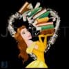 Vintage Disney Beauty and the Beast Princess Belle PNG