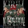 Vintage Kirill Kaprizov Minnesota Wild Hockey SVG PNG