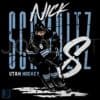 Vintage Nick Schmaltz Utah Hockey Club PNG Design