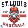 Vintage St Louis Cardinals Mascot PNG Est 1882 for Baseball Fans