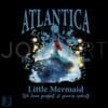 Watercolor Atlantica 1989 Little Mermaid Ariel PNG Design