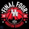 2025 Final Four Houston Cougars Mens Basketball SVG