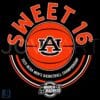Auburn Tigers 2025 Sweet Sixteen Basketball SVG Design
