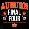 Auburn Tigers Final Four History SVG Design