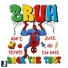 Bruh Spiderman Don't Stress Rock The Test PNG