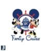 Disney Family Cruise Fun Cartoon SVG Design