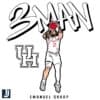Emanuel Sharp SVG Houston Cougars 3Man Guard Design
