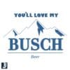 Fall in Love with My Unique Busch Beer SVG Design