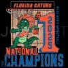 Florida Gators 2025 Champs PNG Basketball Mascot Victory