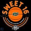 Florida Gators 2025 Sweet Sixteen Basketball SVG Design