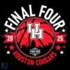 Houston Cougars 2025 Final Four Basketball SVG Design