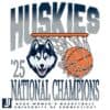 Huskies Womens Basketball 2025 Champs SVG Design