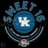 Kentucky Wildcats 2025 Sweet Sixteen Basketball SVG Design