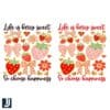 Life Is Berry Sweet Choose Happiness Coquette PNG Design