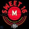 Maryland Terrapins 2025 Sweet Sixteen Basketball SVG Design