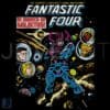 Retro Marvel Magic Fantastic Four PNG Download