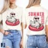 Sunny Duck Vibes Funny Summer Beach PNG Design