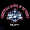 UConn Huskies NCAA Women's Basketball Champions 2025 SVG