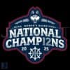 UConn Huskies 2025 Women's Basketball Champions SVG File