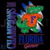 Vintage 2006 Florida Gators Champions Mascot PNG Design